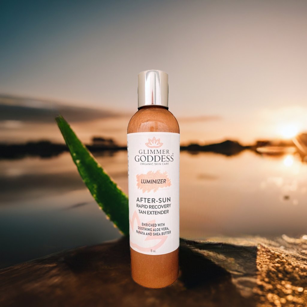 Organic After Sun Lotion & Tan Extender – Luminizing Shimmer