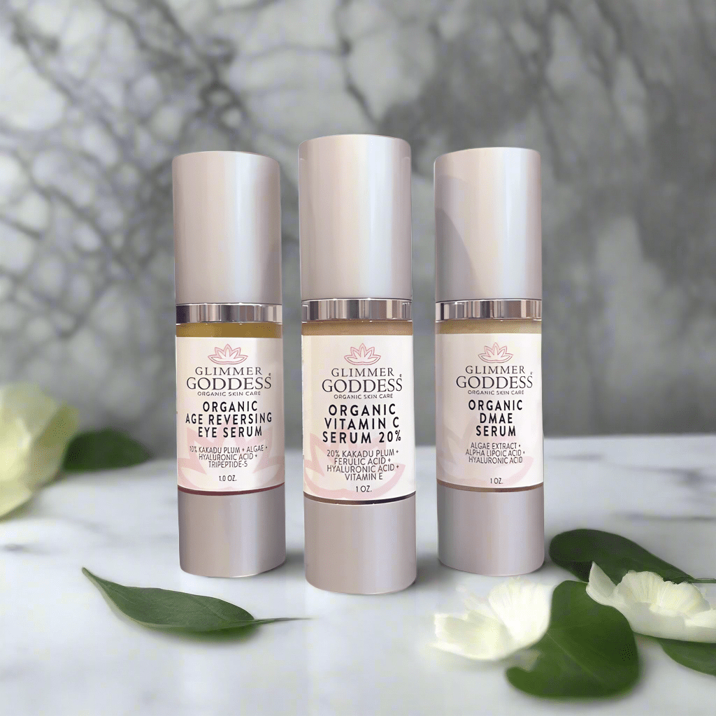 Organic Anti-Aging Trio – Vitamin C & Firming Serums