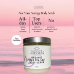 Organic Dead Sea Salt Body Scrub – Exfoliates, Detoxifies & Firms Skin