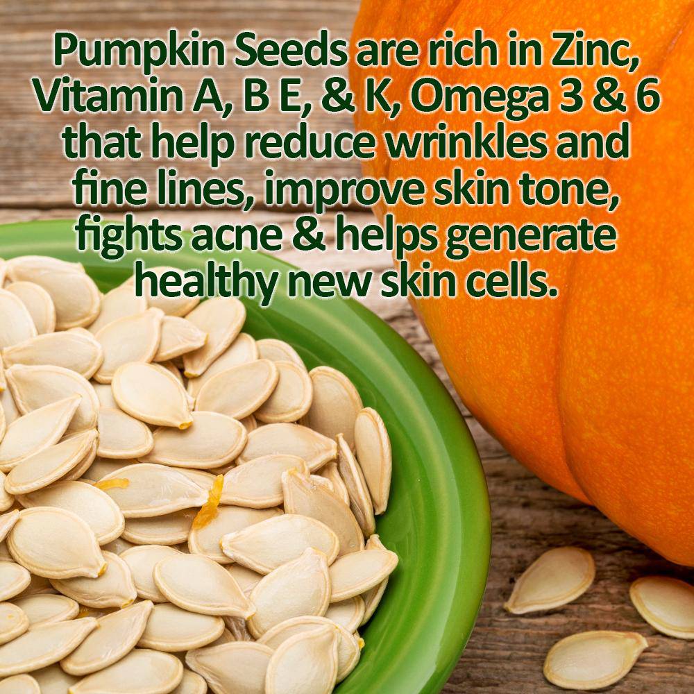 Organic Pumpkin Flaxseed Enzyme Face Mask – Brightening & Tightening Mask for Glowing Skin