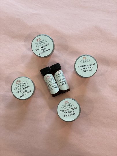 Organic Anti-Aging Skin Care Trial Set – 5 Best Sellers + Bonus Mask