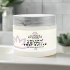 Organic Whipped Body Butter 2 oz – Mini Travel Size for Dry Skin & Eczema