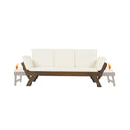 Alora Outdoor Adjustable Wooden Patio Daybed Sofa With Cushions (SAK41345)
