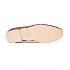 11-620-CGN PALIO Genuine Crocodile and Calfskin Basketweave Slip On, Cognac