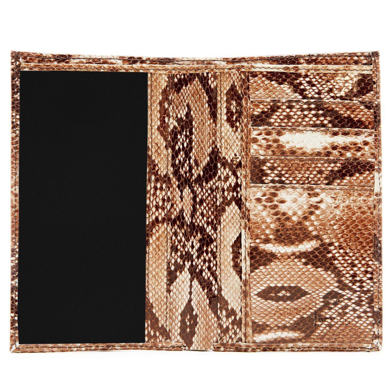 Genuine Leather Passport Holder – RFID Blocking, Travel Card Slots