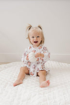 Pastel Pumpkins Bamboo Bubble Romper