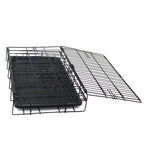Paws & Pals Double Door Wire Dog Crate with Tray
