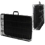 Paws & Pals Double Door Wire Dog Crate with Tray