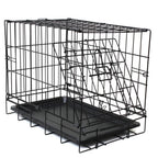 Paws & Pals Double Door Wire Dog Crate with Tray