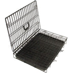 Paws & Pals Double Door Wire Dog Crate with Tray