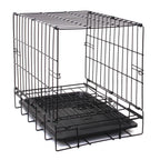 Paws & Pals Double Door Wire Dog Crate with Tray