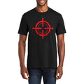 Target Crosshair Scope Graphic Men's Fan Favorite Crew Neck Tee Shirt