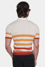 The Mercerized Cotton Polo (Sunset)