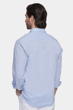 The Luxury Linen Shirt (Sky Blue)