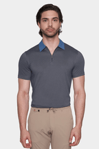 The Mercerized Polo (Nautical Blue)