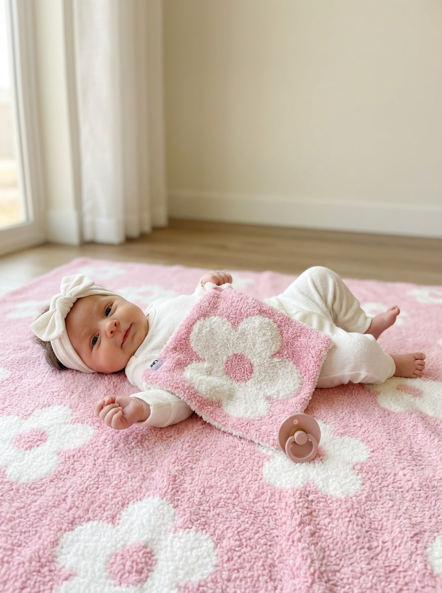 Daisy Plush Lovey | Pink