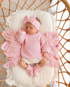 Chunky Knit Sweater | Pink