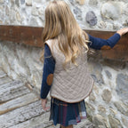 Organic Pleated Skirt with Buckle Detail