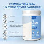 Colágeno Hidrolizado 5 en 1 con Ácido Hialurónico, Vitamina C y Probióticos