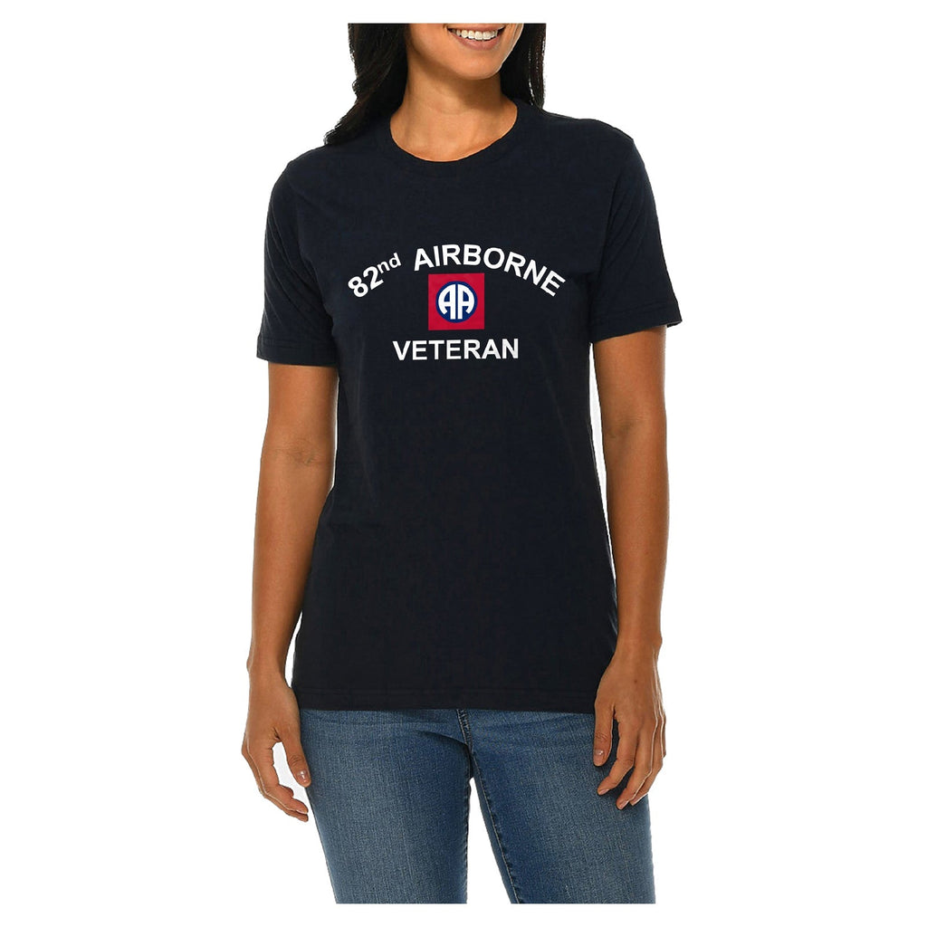 82nd Airborne Veteran Graphic Design Deluxe Jersey T-Shirt