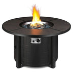 Alora Premium 42-Inch Outdoor 50K BTU Propane Patio Gas Fire Pit Coffee Table W/ Cover (SAK95331)