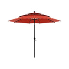 Premium 6-Piece Bar Patio Furniture Set With Umbrella, Swivel Chairs, And Cushions (SAK90375)