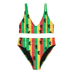 Rasta Reggae High Waisted Bikini
