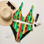 Rasta Reggae High Waisted Bikini