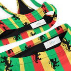 Rasta Reggae High Waisted Bikini