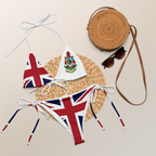 Bermuda Flag All Over Print Recycled String Bikini