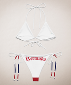 Bermuda Flag All Over Print Recycled String Bikini