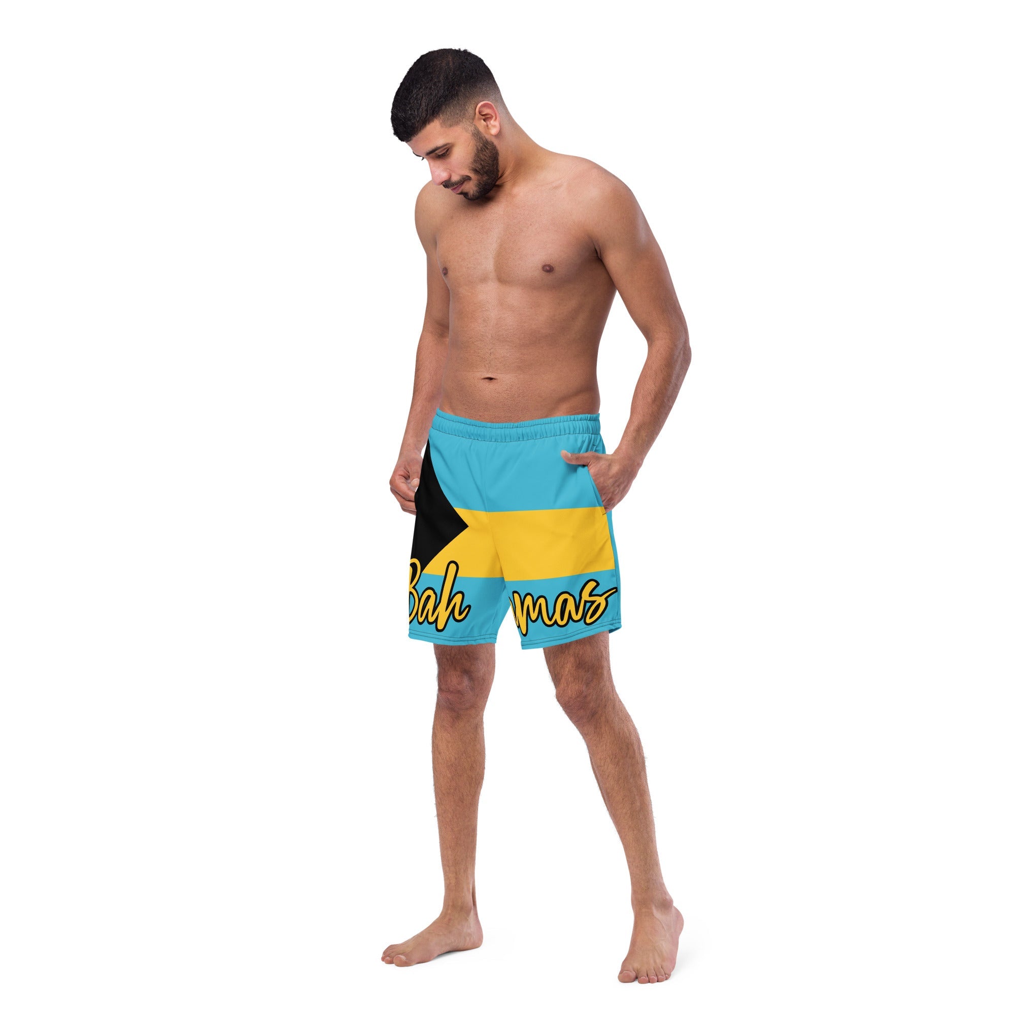 Bahamas Flag Recycled Swim Trunks
