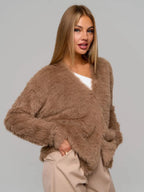 Cozy Priya Loose V-neck Sweater - Fall Essential