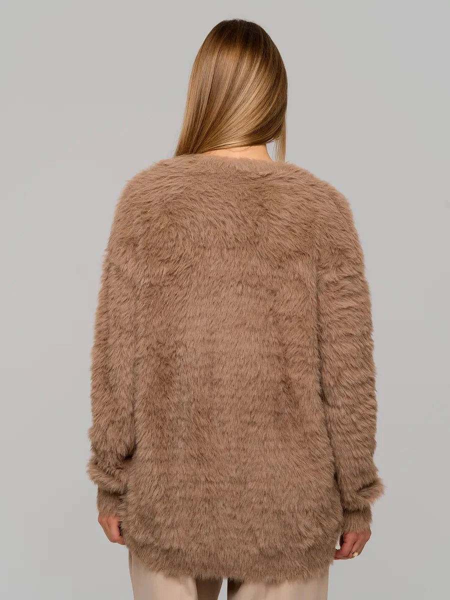 Cozy Priya Loose V-neck Sweater - Fall Essential