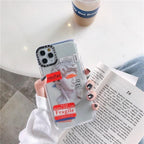 Luxury Art Letter Label iPhone Case
