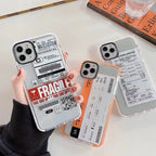 First Class Plane Ticket iPhone Case