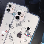 Creative Astronaut Shockproof iPhone Case