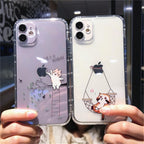 Cute Cat Painting iPhone Case