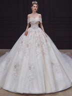 Luxury Wedding Dress Sweetheart Bridal Gown EDW234