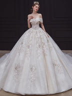 Luxury Wedding Dress Sweetheart Bridal Gown EDW234