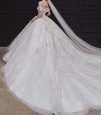 Luxury Wedding Dress Sweetheart Bridal Gown EDW234