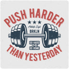 Push Harder Men's Bamboo Viscose/Organic Cotton Short Sleeve Graphic T-Shirt