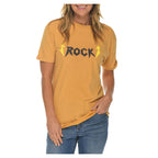 Rock Lightning Bolts Graphic Design Vintage Crewneck Tee