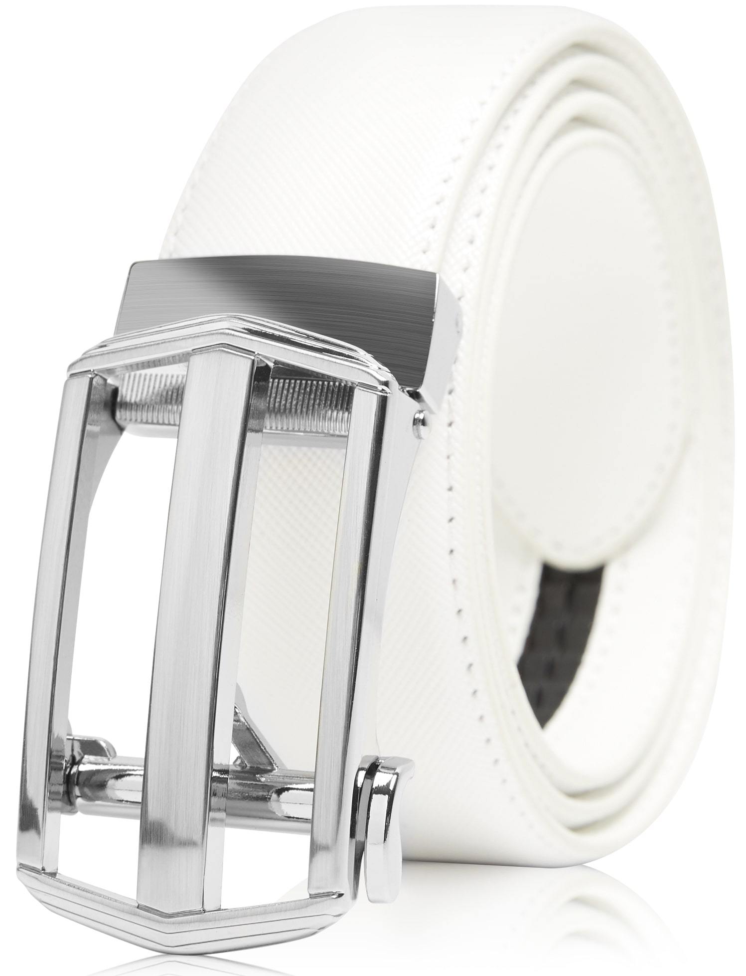 Leather Ratchet Belt – No Holes, Custom Fit