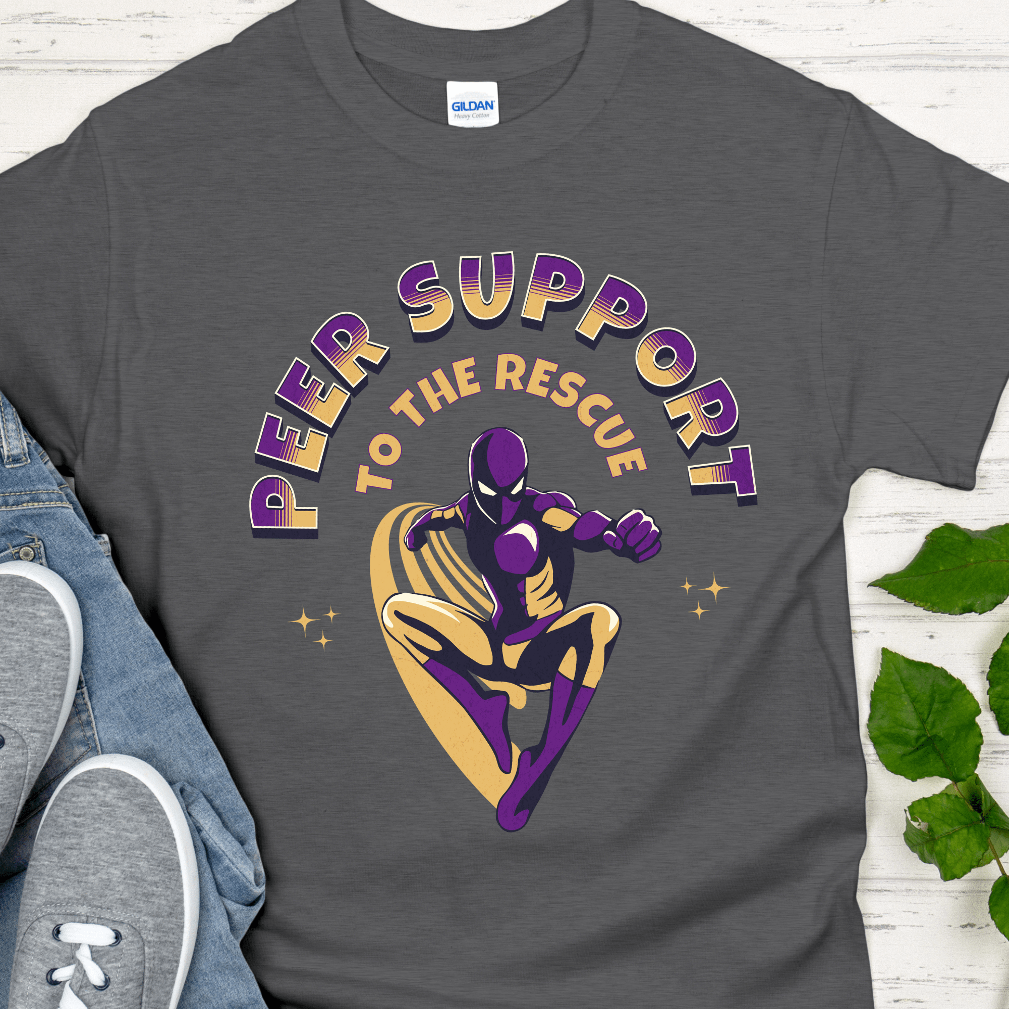 Recovery T-Shirt | Inspiring Sobriety |  Peer Support To The Rescue
