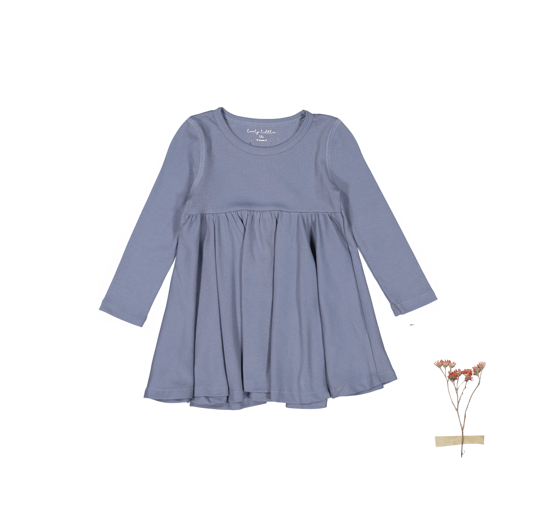 The Long Sleeve Dress - Midnight