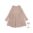 The Long Sleeve Dress - Mauve