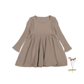 The Long Sleeve Dress - Taupe