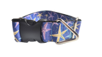 1.5" Wide Purple Starfish Nylon Dog Collar
