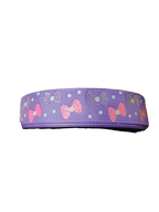 Pink and Purple Bows Nylon Dog Collar